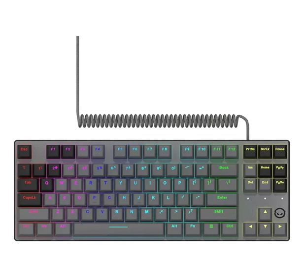 Lorgar Azar 514TKL RGB Czarna LRG-GK514TKL-BK-US - 1326964 - zdjęcie 2